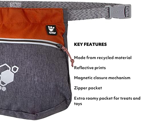 Hurtta ECO Dog Treat Pocket, BlackBerry