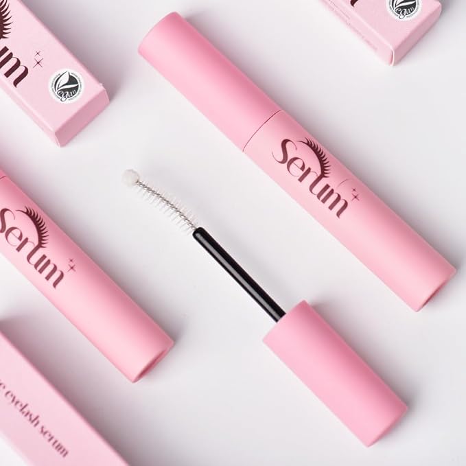 Lupine Eyelash Serum - Lash Growth Serum & Conditioner | Vegan Certified | Hypoallergenic | Korean Beauty for Longer, Fuller Lashes & Eyebrows