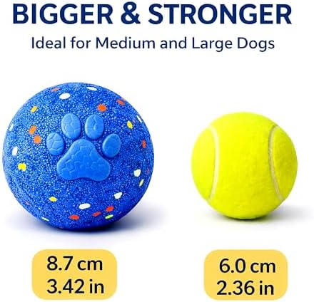 Interactive Dog Ball Toy for Medium & Large Dogs, Automatic Moving