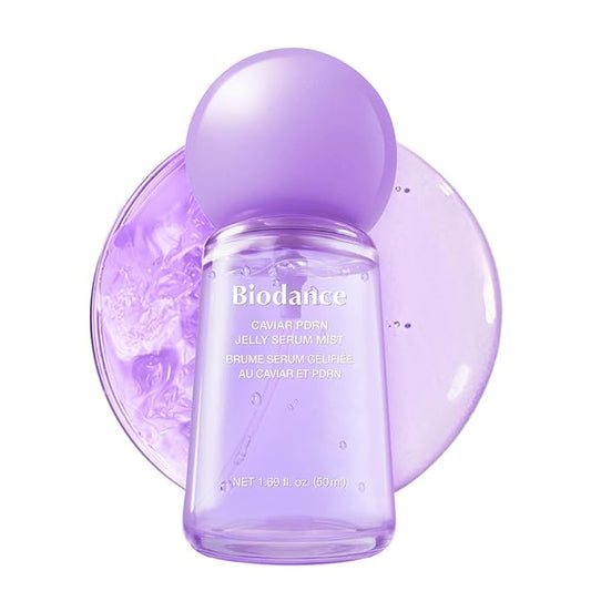 BIODANCE Caviar PDRN Jelly Serum Mist, Hydrating Face Mist, Revitalizing & Radiance Face Spray with Caviar & PDRN, Sprayable Hydrogel, Travel Essentials for Women, Korean Skin Care | 1.69 fl.oz