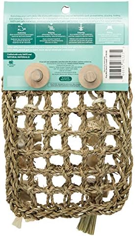 Oxbow Enriched Life Play Wall, Small, Rabbit Toys, Guinea Pig Toys, Enrichment for Bunny, Guinea Pig, Hamster, Rabbit, Chinchilla, Rat, Chinchilla Cage Accessories, Small Pet Accessories for Cage