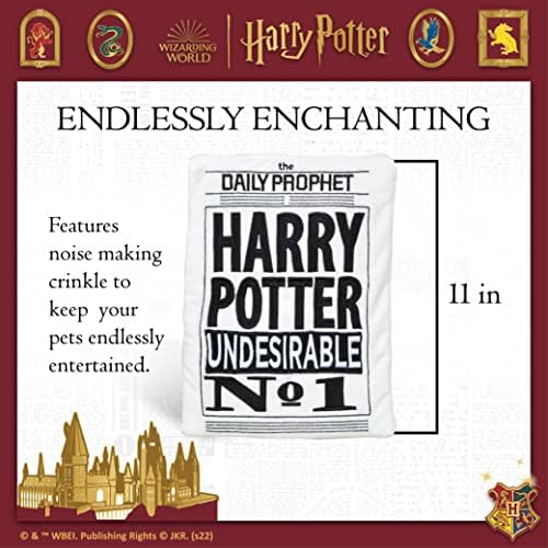 Harry Potter Daily Prophet Newspaper CrInchkle Dog Toy