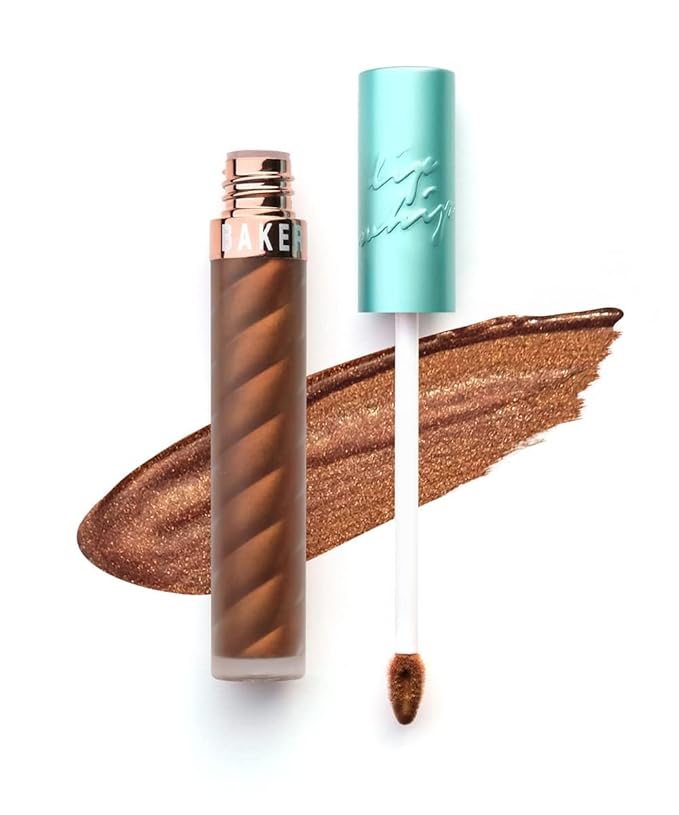 Beauty Bakerie Lip Whip Liquid Lipstick for Women, Waterproof Lip Gloss, Tint, Stain Long Lasting Hydrating Moisturizer, Matte or Metallic, 3.5mL, Hazelnut Swirl