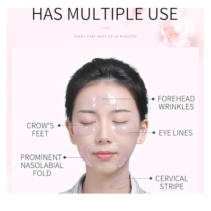 1 Box Sakura Eye Mask Soothing Lifting Firming Moisturizing Firming Eye Mask, 70g / 50 Pieces