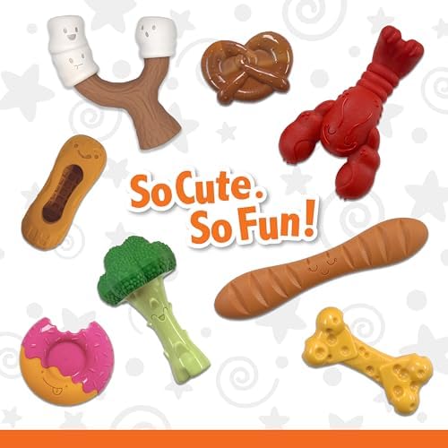 Nylabone Power Chew Donut Dog Chew Toy, Bacon Glazed Flavor, Medium