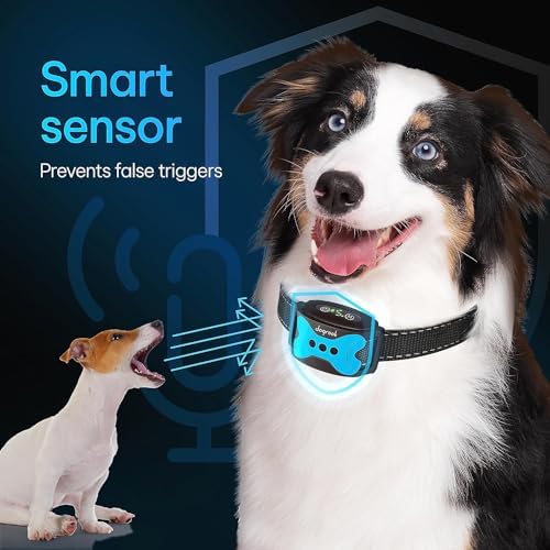 Dogrook Humane No Shock Rechargable Beep & Vibration Bark Collar for Dogs