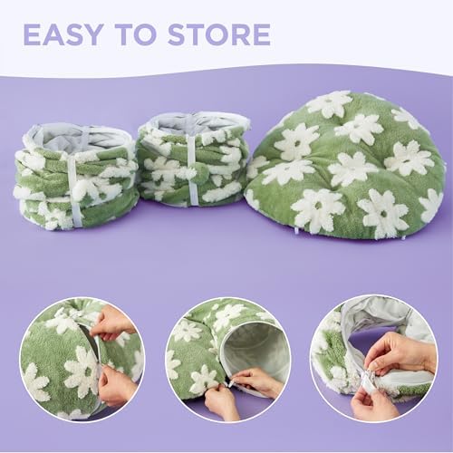 Lesure Donut Cute Jacquard Large Cat Tunnel Bed Kitten Toys for Dog Bunny