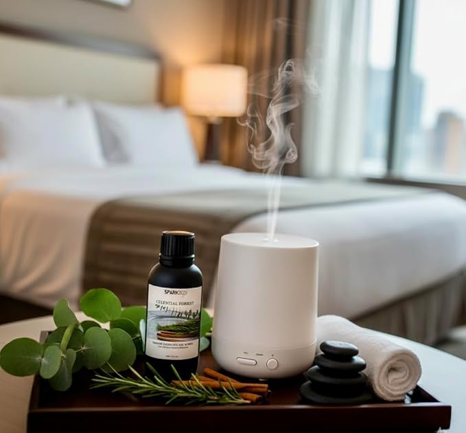 Luxury Essential Oil Blend Therapeutic Grade Aromatherapy Oil for Diffuser, Massage, Spa & Relaxation | Stress Relief & Wellness Gift Ready Packaging 1Fl Oz (Celestial Forest)