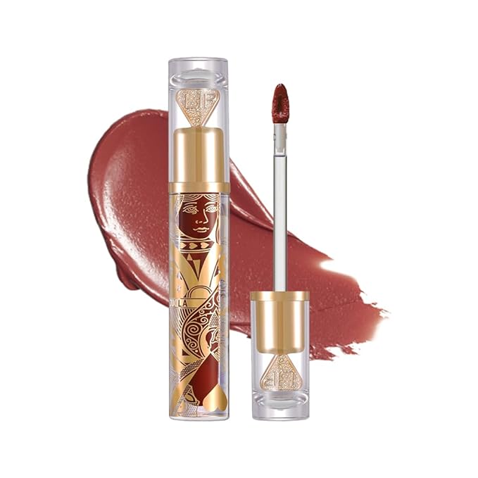 Velvet Matte Lip Stain – Long Lasting Waterproof Liquid Lipstick, Transfer-Proof Lightweight Lip Gloss, Non-Sticky Soft Matte Lip Tint with High Pigment, Smudge-Proof Lip Stain for All-Day Wear #84A