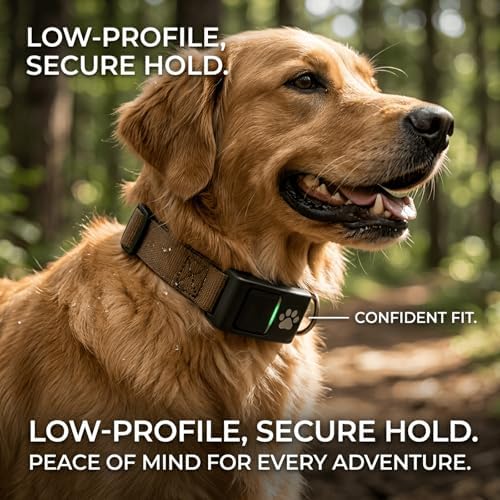 Dog Collar Adapter Compatible with Fi Collar GPS Tracker Series 3+/3 - Ultra Slim Lightweight Attachment for Most Collars, Secure Lightweight Mount, Easy Installation