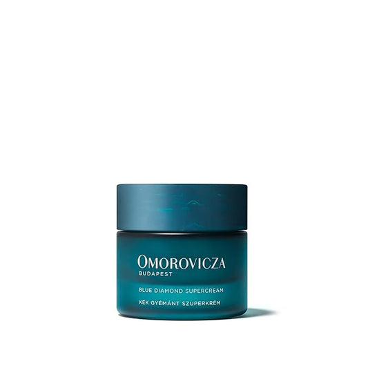 Omorovicza Blue Diamond Supercream (1.7 oz), Face Moisturizer, Firming & Hydrating Moisturizer Face Cream with Blue Diamond Complex, Squalane & Vitamin C to Rebuild Damaged Skin