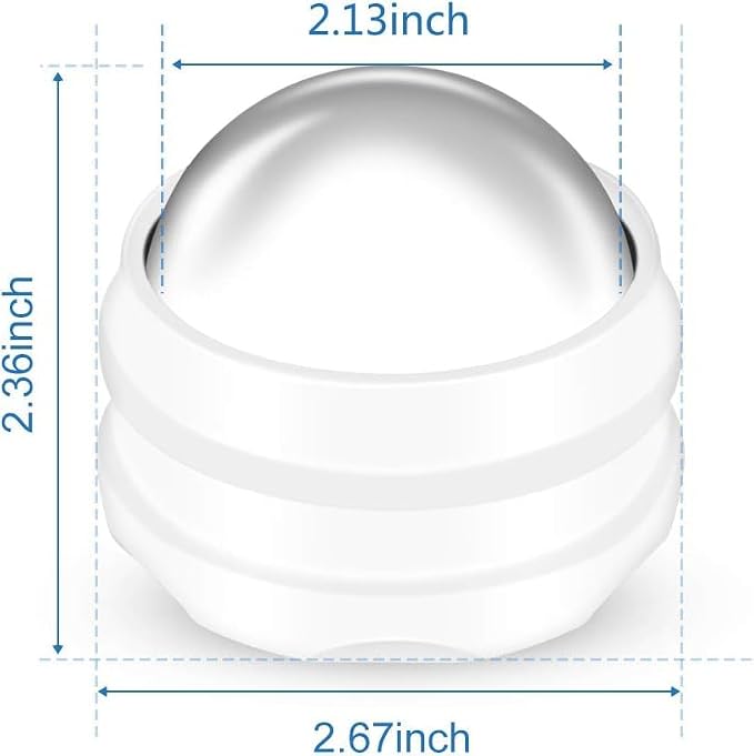 Flyfan Cold Massage Roller Ball - Gifts for Boyfriend Him Men Women, Stays Cold for 6 Hours, Muscle Recovery Tools,Personal Care Massage Essentials,Rapidly Relieve Muscle Pain and Tension
