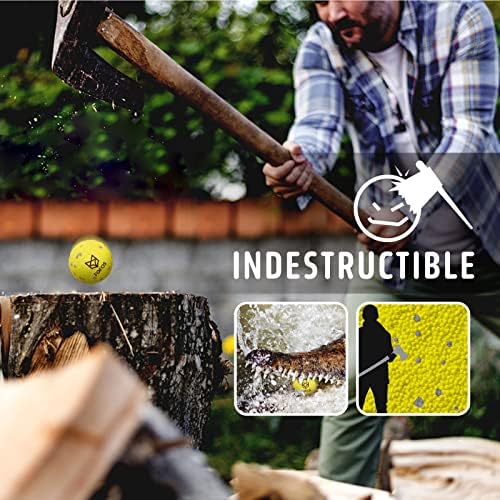 FOFOS Dog Balls Tennis Balls Dog Chew Toys for Aggressive Chewers ETPU 4Pcs