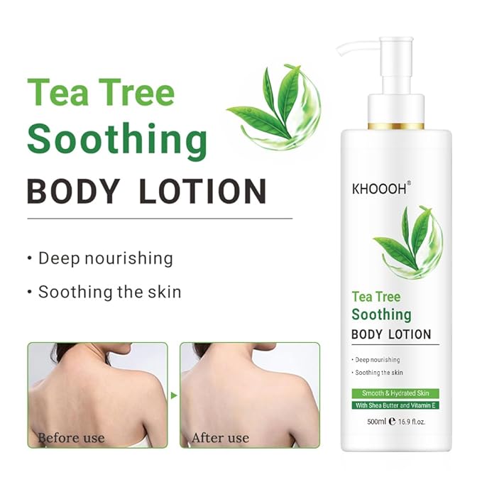 Moisturizer Skincare Dry Skin Body Lotion Intense Healing Body Lotion for Very Dry (Tea Tree)