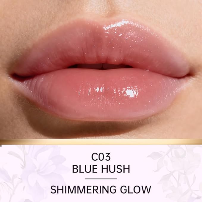 Tinted Lip Balm with Colorful Serum Core, CATKIN Cute 2-in-1 Lip Balm Gloss, Moisturizing with Jojoba Oil Hyaluronic acid, Citrus Tea Flavor, Trendy Lip Care 2pcs (02+03)