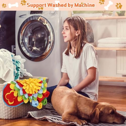 Snuffle Mat for Small Medium Dogs Nose Smell Training, Muilticolor