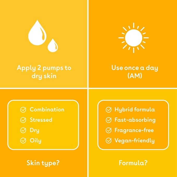 Q+A Vitamin C Brightening Face Serum (30ml), Vitamin C Serum for Face with Hyaluronic Acid, Hydrating and Anti-Ageing, Fragrance Free Skincare, Brightens Skin and Evens Out Skin Tone