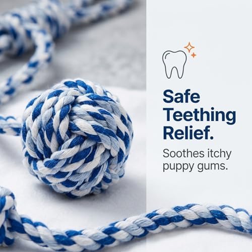 Puppy Teething Toys for Small Dogs, 5 Pack