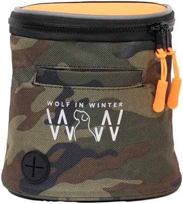 Quickdraw Dog Training Treat Pouch, Orange/Camo