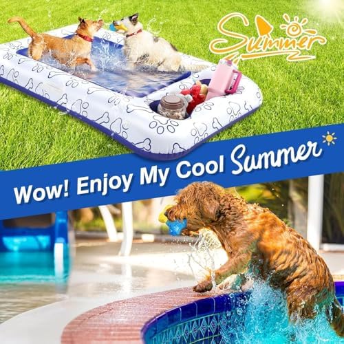 Pawaboo Dog Cooling Chew Toys, 2 Pack Freeze Pet Teething Toys for Cooling