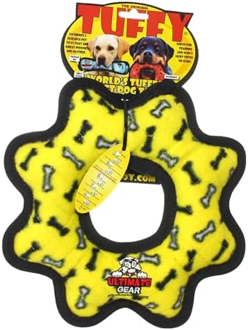 TUFFY® Ultimate Gear Ring Ultra Durable Plush Dog Toy