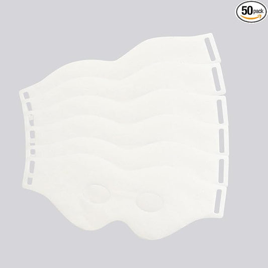 Disposable Non-Woven Eye Mask Sleeves, 50 Pcs – Soft Breathable Fabric Covers for Reusable Cooling Eye Mask,Designed for SportEmblema Hot Cold Therapy Masks