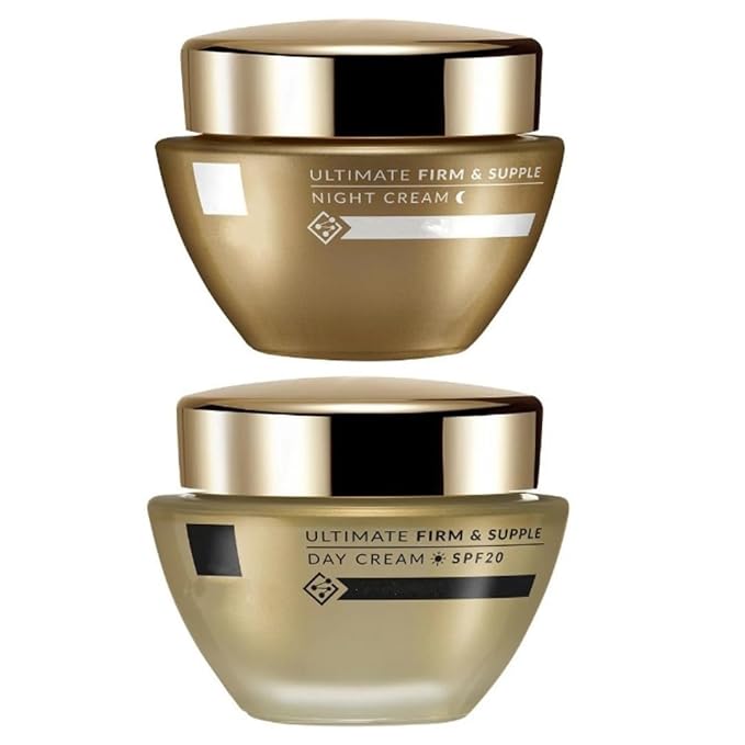 Ultimate Anti-Aging Day and Night Cream Set with SPF 20 Moisturizer, 2 x 1.7 fl oz