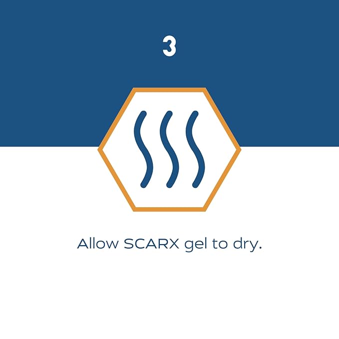 Scarx - Advanced Silicone Scar Gel With Vitamin C - Scar Reduction Topical For Hypertrophic Scars & Keloids After Surgery, Burns, Injuries - Prevent New Scars - Fade Old Scarring - 0.5oz (15g) Bottle