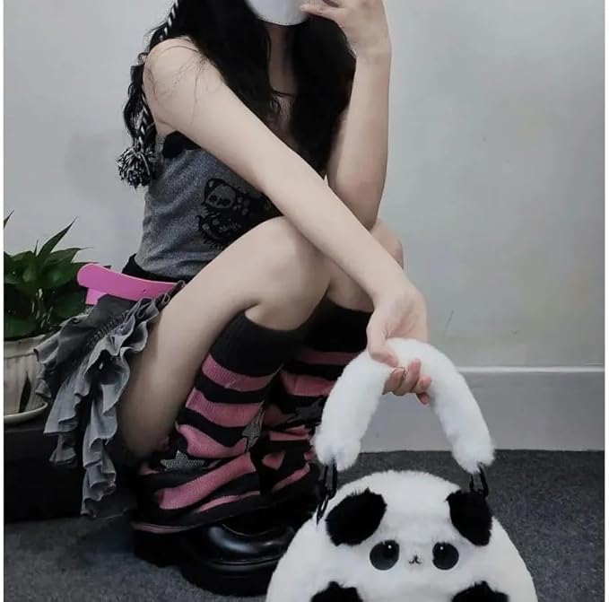 Sexybody Women's Leg Warmers Fashion Knit Warmers Long Socks Cute Y2K Kawaii Japanese Lolita Harajuku Accessories for Girls