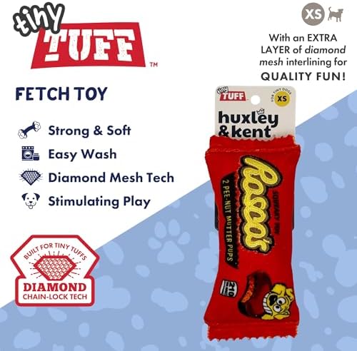 Huxley & Kent Tiny Tuff Plush Dog Toy, Roscos
