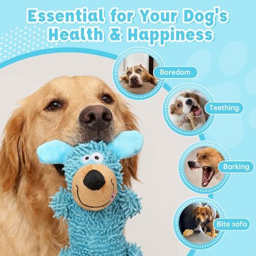 2 Pack Squeaky Dog Chew Toys for Small Animals Dogs Puppy Teething