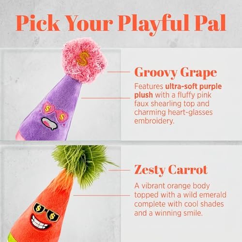 Wooden Wobble Cat Toy, Interactive Silent Pet Toy for Indoor Cats and Dogs, Carrot Kicker for Kittens & Indoor Cats, Aesthetic Home Decor Gift (Red)