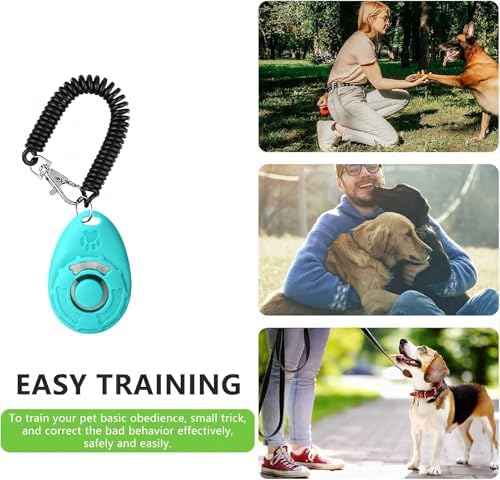 SZO Dog Training Treat Pouch with Training Clicker, Black