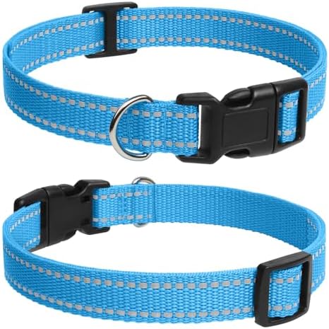 Shock Collar Replacement Strap 2-Pack, Reflective & Adjustable 3/4" Dog Collar for Training - Compatible with Jugbow, PetSafe, Bousnic, Garmin Replacement Collar Strap - 2 Pack