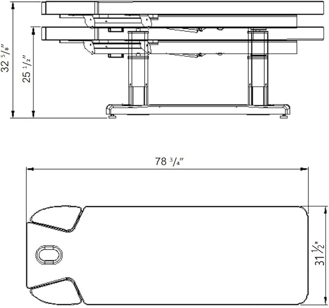 Dir Full Electric Medical Spa Treatment Massage Table Facial Beauty Bed Tranquility