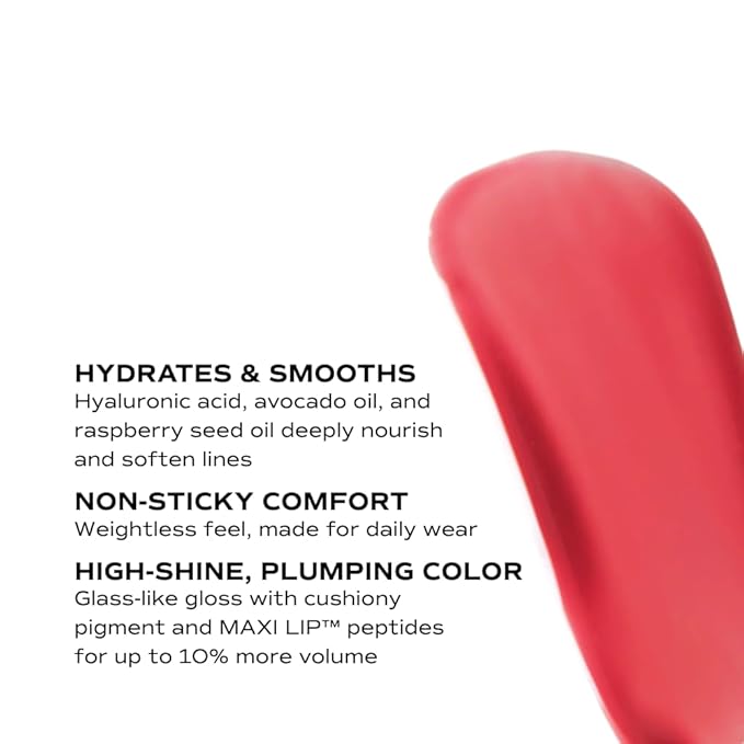 Your Best Self Peptide Hydrating Lip Gloss - Coral Pink - Confidence Boost Color