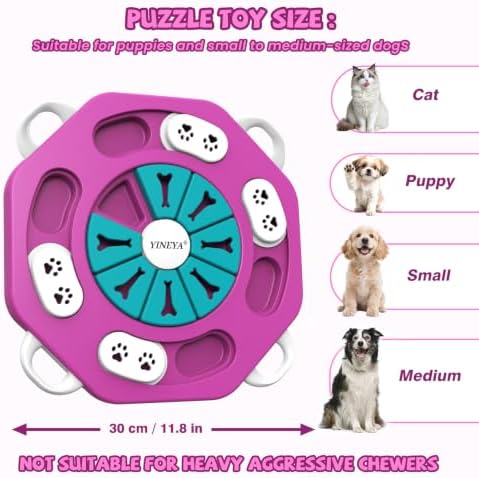 YINEYA Dog Puzzle Toy, Enrichment Toys for Dogs Mental Stimulation