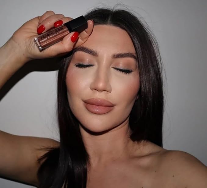 Formless Beauty by Jenny McCarthy Lip Gloss – Euphoria Lip (Chestnut-Brown Shine) – Hydrating, Clean, Non-Toxic, High-Shine Finish