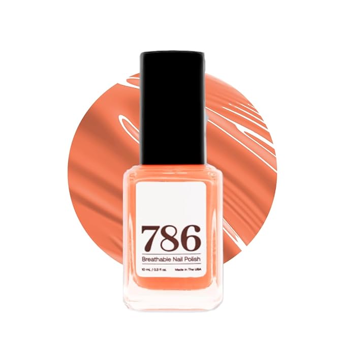 786 Cosmetics Breathable Nail Polish - Vegan, Cruelty-Free, Healthy, Halal, Fast-Drying (Zhangye)