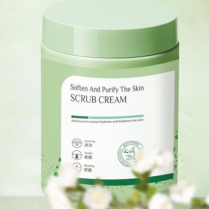 Body Scrub - Exfoliates & Deeply Nourishes for Smooth, Radiant Skin (Astaxanthin)