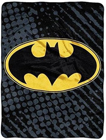 DC Comics Batman Logo Silky Touch Soft Throw Blanket 40" x 50"