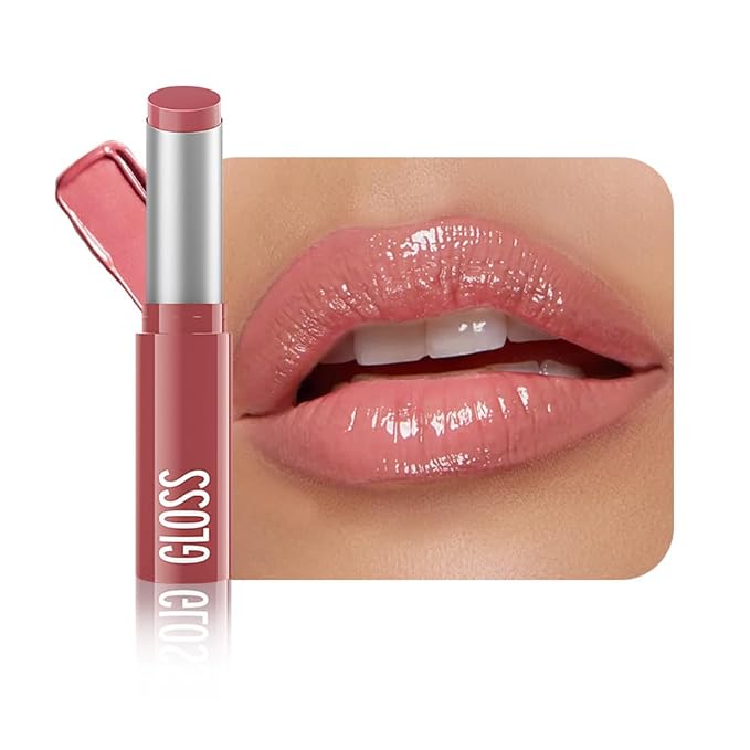 Light Pink Honey Tinted Lip Stain Lip Balm Lip Gloss Lipstick, Sheer Hydrating Lip Stains Tint, Moisturizing Lip Color for All Skin Tones, Nourishing Lip Balm with a Hint of Natural Black Cherry