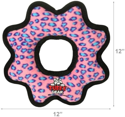 TUFFY® 2 Pack Ultimate Gear Ring Ultra Durable Plush Dog Toy