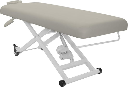 SKINACT Stella Electric Medical Spa Treatment Table (Facial Chair/Bed) ADA Compliant (Taupe)