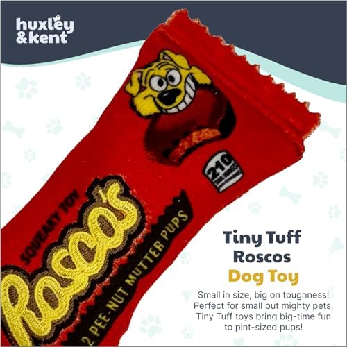 Huxley & Kent Tiny Tuff Plush Dog Toy, Roscos