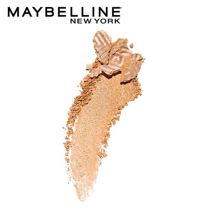 Maybelline Master Chrome Metallic Highlighter Powder Makeup, Molten Gold, 1 Count