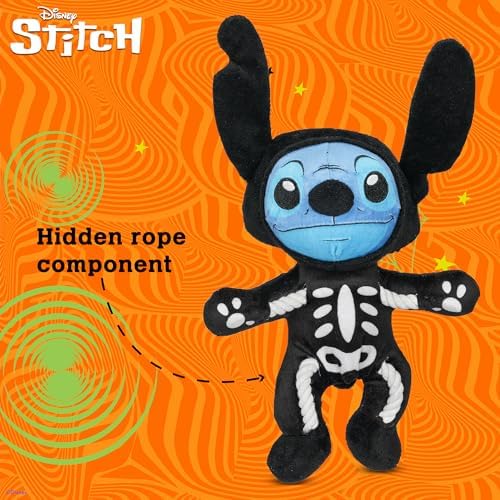 Disney for Pets Lilo and Stitch Plush Rope Skeleton Dog Toy