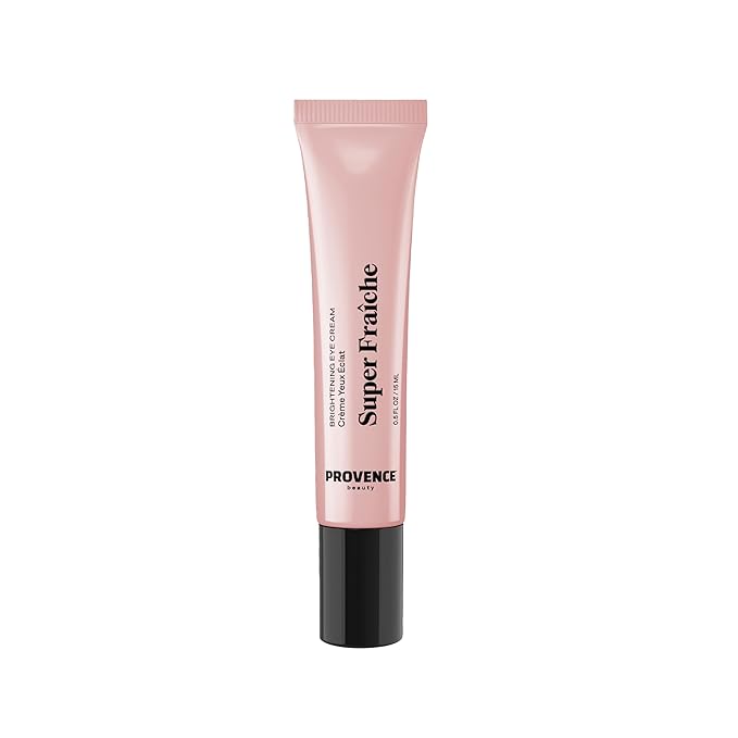 Provence Beauty Super Fraîche Brightening Eye Cream – Hyaluronic Acid & Cooling Metal Applicator – Anti-Aging Under-Eye Cream that Brightens, Tightens & Hydrates – 0.5 fl oz
