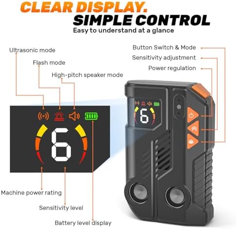 Anti Barking Device for Dogs with AI Detection IPX6 Rechargeable 6x3 Levels