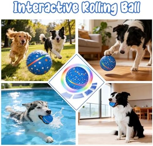 Interactive Dog Ball Automatic Motion Activated 3 Modes